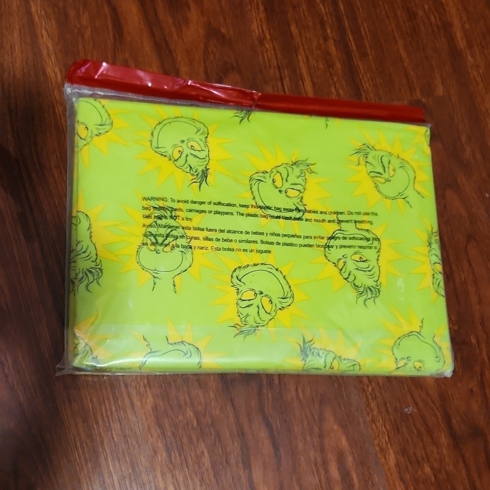 Grinch table cloth 52 x 70 inches new